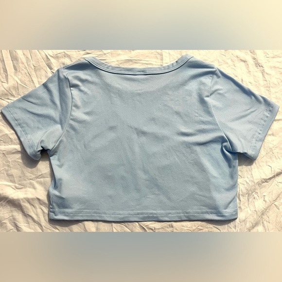 Swiftie Blue Kids Crop Top - Picture 6 of 6